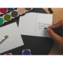 Heite 100 cartes postales vierges blanches DIN A6 - Artisanat créatif - Concevoir des cartes postales individuelles - Papier d'i