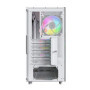 MONTECH XR Bois, façade en Noyer Noir véritable, boîtier de Jeu PC ATX, Panneau latéral en Verre, 4 Ventilateurs GF120 ARGB PWM 