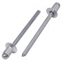 SKIR'CO (500 pièces) Rivets aveugles en aluminium à tête fraisée 4,0 x 6 mm, mandrin en acier, rivets pop