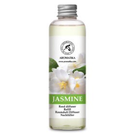 Recharge pour Diffuseur de Jasmin 200ml - Naturelle Huile Essentielle de Jasmin - Parfum Frais et de Longue Durée - Idéal pour A