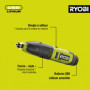 RYOBI - Ciseaux à bois 4V - Câble USB C - 1 batterie 2,0 Ah - Livrés avec 3 gouges - RPC4-120G