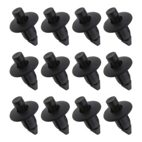 50pcs Seuil de Jupe Latérale Pare-Chocs Véhicule Clips de Garniture Rivets Type Poussoir en Plastique 96057846