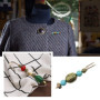 EMSea Femmes Broche Pins Vintage Broches Perlées Chandail Châle Clips Alliage pour Pull Chemises Robe Chapeau Écharpe Sac Femmes