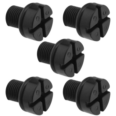 EMSea 5pcs Bouchon à Vis d'évent Remplacement 17111712788 Compatible avec Série 3 E30 E36 E46 E90 E91 Vis de Purge du Réservoir 