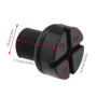 EMSea 5pcs Bouchon à Vis d'évent Remplacement 17111712788 Compatible avec Série 3 E30 E36 E46 E90 E91 Vis de Purge du Réservoir 
