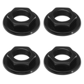 EMSea Lot de 4 écrous arrière de robinet d'évier 1,27 cm BSP en plastique pour robinets de lavabo de salle de bain, mélangeurs, 