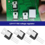 EMSea 10Pcs LD1117V33 Régulateur de Tension 3,3V 950mA TO-220 Régulateur de Tension Linéaire à Faible Chute Régulateur de Tensio