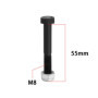 EMSea 20Pcs Boulons de Cisaillement d'arbre de Prise de Force M8x55 Mm Rechange avec écrous de Blocage Nyloc M8 Compatible avec 