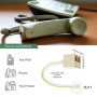 YINETTECH Lot de 4 répartiteurs téléphoniques bidirectionnels mâle vers femelle RJ11 6P4C