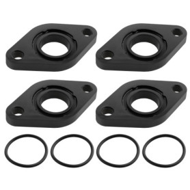 YINETTECH 4 Lot Joints Collecteur Admission de Carburateur pour Scooter 50 CC Tampon en Bakélite Compatible avec ATU Compatible 