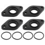 YINETTECH 4 Lot Joints Collecteur Admission de Carburateur pour Scooter 50 CC Tampon en Bakélite Compatible avec ATU Compatible 