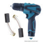 VGOL 2 Paires de Balais de Charbon Moteur Compatible avec Hitachi Compatible avec Makita Compatible avec Milwaukee Compatible av