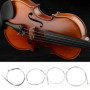 eMagTech Lot de 2 Jeux de Cordes pour Violon (EADG) avec Embouts à Boule Nickelés pour Violons 4/4 3/4 1/2 1/4 Alliage à Noyau e