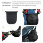 Giyofom Sac de Casque de Moto Étanche à Serrure à Combinaison, Sac de Rangement de Bagages Antivol, Sac D'Équipement de Voyage P