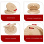 VIOPDER Lot de 16 castagnettes en bois pour enfants et adultes