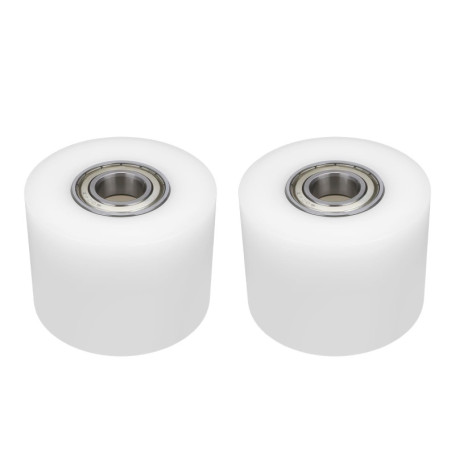 ECSiNG Lot de 2 Rouleaux de Transpalette 80 X 60 en Polyamide Et Nylon Compatibles avec Les Roues de Transpalette avec Roulement