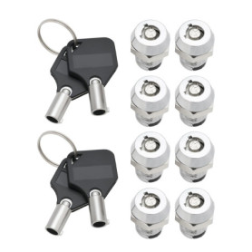 ECSiNG 4pcs Interrupteurs à Clé 12mm SPST Pièce de Réparation pour Interrupteur à Clé électronique 12mm 2 Positions Interrupteur