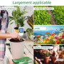 Mcbazel Testeur de Sol ph 3 en 1, Détecteur de Test de Sol Acide-Base, Mesure de Température et d'Humidité avec Affichage LCD Ré