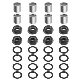 eMagTech Planche à roulettes de Vitesse Kit Standard de Planche à roulettes Rondelles Spacers Écrous pour Palier Réparation Reco