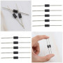 ECSiNG 20x Diode de Redressement SR5100 5A 100V Diode de Panneau Solaire à Faible Fuite Inverse Haute Efficacité pour Télévision