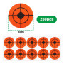 ECSiNG 250pcs 5cm Autocollants de Cibles de Tir Cibles Ronds Auto-adhésifs Autocollant en Papier pour Tir à l'arc Tir Sportif, P