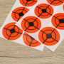 ECSiNG 250pcs 5cm Autocollants de Cibles de Tir Cibles Ronds Auto-adhésifs Autocollant en Papier pour Tir à l'arc Tir Sportif, P