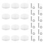 LT Easiyl 12pcs Boutons d'accordeur Tête de Machine de Guitare Bouton d'accordeur Cordes de Guitare Classique Clé de Cheville Ré