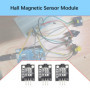LT Easiyl 10pcs Module de Capteur Magnétique à Effet Hall KY-035 3,3V-5V Module Analogique de Signal de Tension Numérique Compat