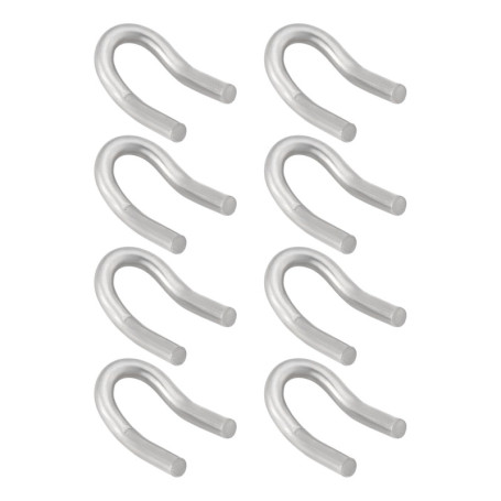 LT Easiyl 8 Lot Crochets à Ressort en Acier Inoxydable 304 Compatible avec Les Silencieux d'échappement Moto Crochets Soudage de