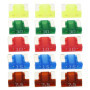 LT Easiyl 50pcs Fusibles pour Voiture BFLP Fusibles à Lame 7,5 A 10 A 15 A 20 A 30 A 58 V 11 X 8,8 Mm Utilisés dans Les Systèmes