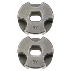 SG Store Lot de 2 pignons de tronçonneuse à 6 dents de 10 x 8 mm avec trou central compatible avec tronçonneuse électrique Makit