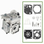 Briny River 2 Ensembles Kit de Réparation de Diaphragme de Carburateur Compatible avec Zama RB-47 C1Q-E3 C1Q-E4 C1Q-E6A C1Q-W11 