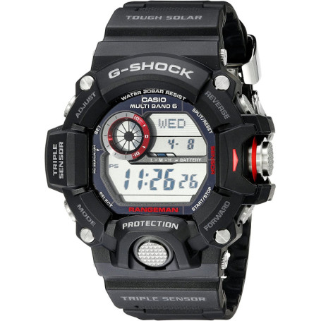 Casio Montre Homme Digitale Énergie Solaire avec Bracelet en Résine – GW-9400-1ER