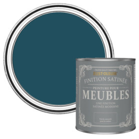 Rust-Oleum Peinture Bleue pour Meubles, Finition Satinée - Uniforme 750ml
