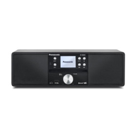Panasonic SC-DM202EG-K Microchaîne Hi-FI Compacte avec CD, Radio Dab+/FM, USB et Bluetooth, Haut-Parleurs 24W, Télécommande, Ecr