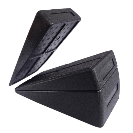 CampTeck U7259 Slant Board, Planche Étirement Mollet en Mousse Multi-Angles 3 Pièces, Planche Inclinée Squat, Squat Wedge - Noir