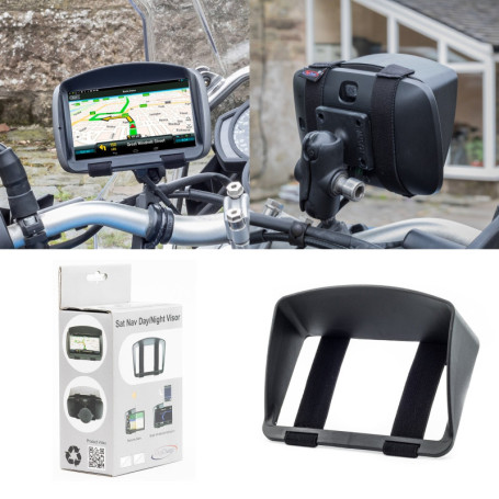 Digicharge Pare-Soleil pour Moto ou Vélo la Navigation par Satellite, Compatible avec Garmin Zumo 595LM 396LMT-S 346LMT-S Drive 