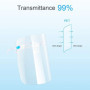 Lot de 5 visières de protection intégrale avec lunettes transparentes résistantes pour éviter la salive, les fumées d'huile, les