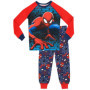 Spiderman Pyjamas Ensembles de Pyjama Marvel pour garçons | Ensemble de Nuit à Manches Longues pour Enfants | Bien ajusté - Bleu