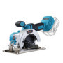Scie Circulaire sans Fil Brushless 21V KATSU FIT-BAT, 5" 125mm 2000W Scie Circulaire Électrique sans Fil à Long Manche, Moteur s