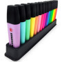 Stabilo Boss – Lot de 15 surligneurs aux couleurs fluo et pastel assorties