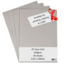 Papier cartonné A5 pour imprimante, gris - 160 g/m² 40 feuilles - Carton de couleur - Pour la confection, l'impression, la photo