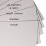 Papier cartonné A5 pour imprimante, gris - 160 g/m² 40 feuilles - Carton de couleur - Pour la confection, l'impression, la photo