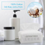 Cozlly Lot de 200 Serviettes Jetables Visage, Lingettes Sèches Jetables Ultra Douce, 100% Coton, Non Pelucheux, pour Peaux Sensi