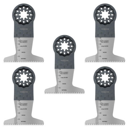 5 x SabreCut SCFN65J_5 65mm x 40mm bimétallique (BIM) longue durée 14 TPI lames à dents grossières compatibles avec Bosch Fein S