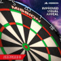 Mission Darts DB023 Samurai II Cible de fléchettes Standard de compétition Professionnelle avec Structure métallique Ultra Fine 