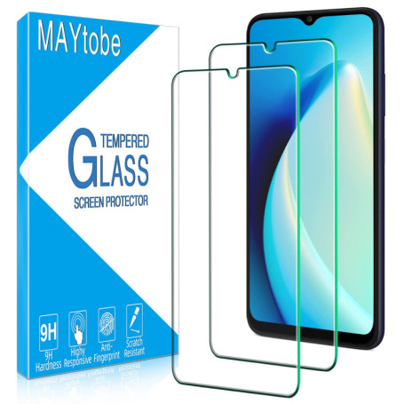 MAYtobe 2 Pièces Verre Trempé pour Samsung Galaxy A04s, A04, A03s, A03, Film Protection écran Sans Bulles, Dureté 9H, Anti-Rayur