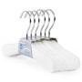 Hangerworld Lot de 12 Cintres en Bois Blanc pour Bébés - 25 cm