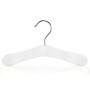 Hangerworld Lot de 12 Cintres en Bois Blanc pour Bébés - 25 cm