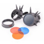 Lunettes de soudage style steampunk âge victorien – Pour gothique et cosplay – Avec piques et verres teintés Morefaz™ protection